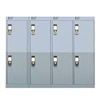 Viking Nest Of Three 4-Door Lockers-Grey