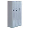 Viking Nest Of Three Single-Door Lockers-Grey