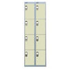 Viking Nest Of Two 3-Door Lockers-Coffee & Cream