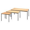 Viking Stacking Table 122 x 61 x 72.5cm-Beech