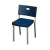 Viking Stylish Ibiza Stacking Chair - Black