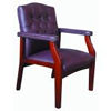 Viking The Admiral Medium Back Boardroom Chair Burgandy