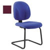 Viking Visitors Ergonomic Operator Chair-Burgundy