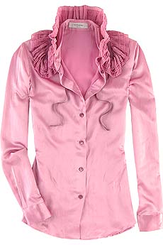 Viktor & Rolf Silk blend shirt with detachable ruffle