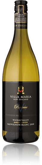 Villa Maria Reserve Sauvignon Blanc 2008 Wairau