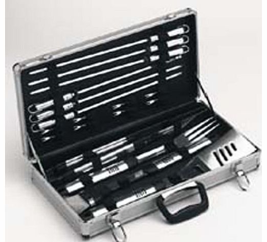 18 Pce BBQ set in Metal Case