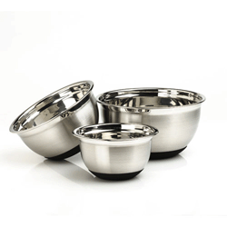 3 piece non-slip bowl set