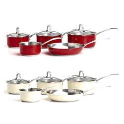 5 piece Fiesta cookware set - blanco