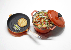 Cast Iron Casserole and Pan set