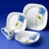 Essentials 16 Piece Dinner Set - Blue Poppy