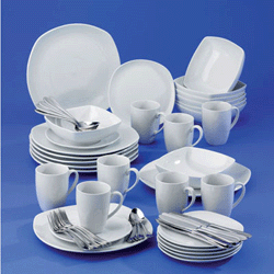 Tuxedo 32 piece dinner set with cutlery