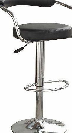 Vinsani Black Kitchen Breakfast Bar Stool (Toledo)