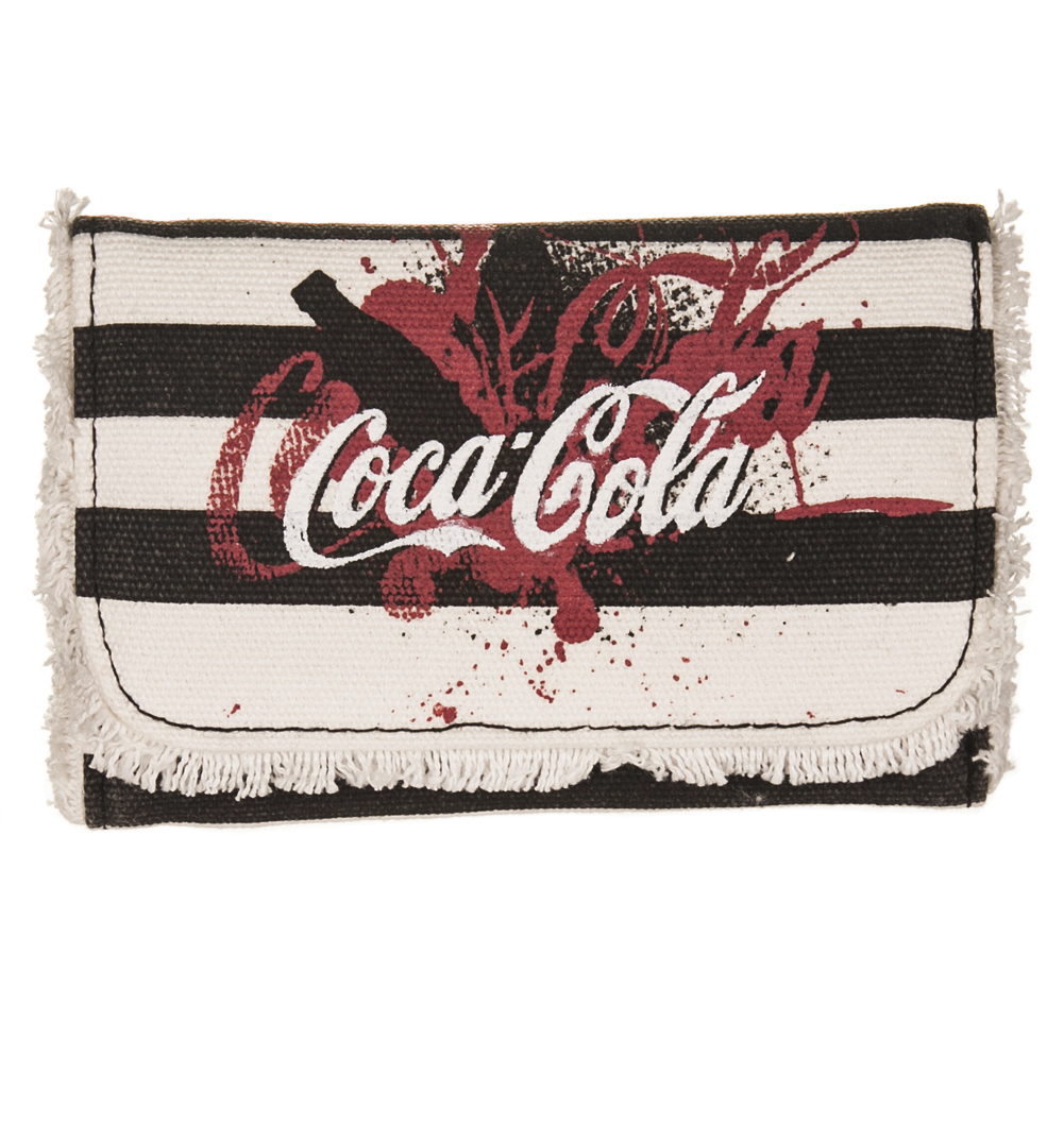 Distressed Black And White Coca-Cola