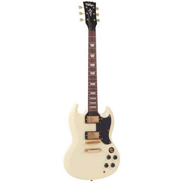 Vintage VS6 Electric Guitar Vintage White