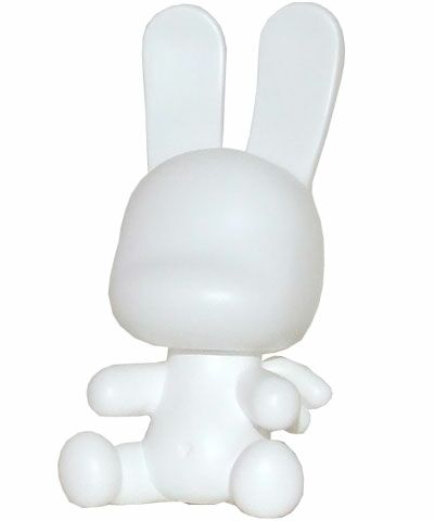 Vinyl Toys Toy2r 3.5`` Baby Qee DIY Angel Bunee White