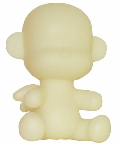 Vinyl Toys Toy2r 3.5`` Baby Qee DIY Angel Monkee GID