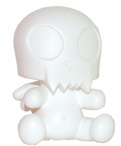 Vinyl Toys Toy2r 3.5`` Baby Qee DIY Angel Toyer White