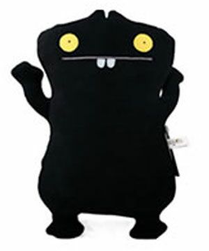 UglyDoll 12`` Plush Toy Secret Mission Babo Black