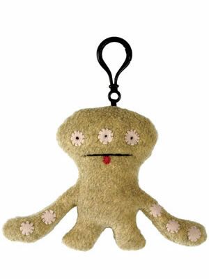 Vinyl Toys UglyDoll 4`` Plush Toy Keychain Cinko