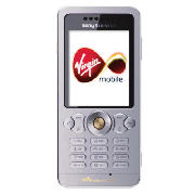 Virgin Mobile SE W302 Silver White