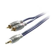 vivanco SI3R 1201 3.5mm To 2 Phono lead 1.5 Metres