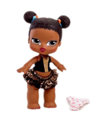 Bratz Big Babyz Fashion Pack - Step Out ( Black - Gold Dress )