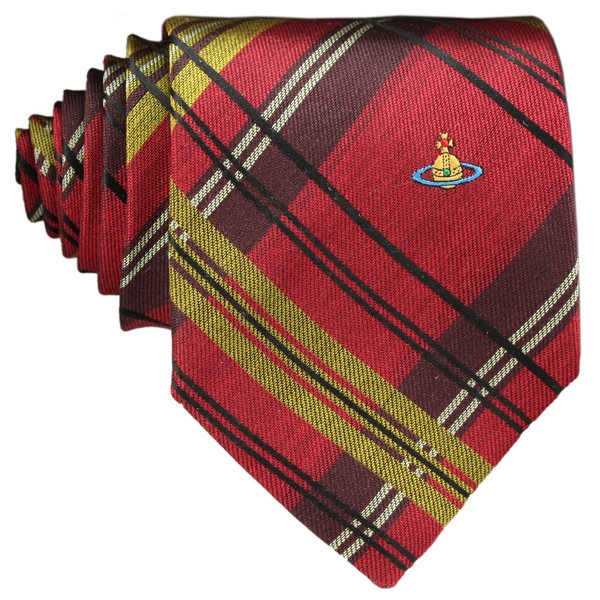 Red Tartan Tie by