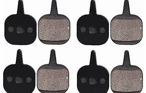 4 Pairs NVP-09 Bike Bicycle Cycling MTB Resin Disc Brake Pads for Tektro