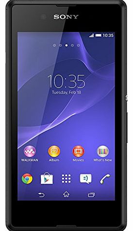 Vodafone Sony Xperia E3 Pay As You Go Handset - Black