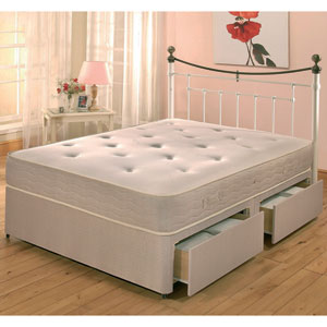 Vogue Memory Contour 600 4FT 6 Double Divan Bed