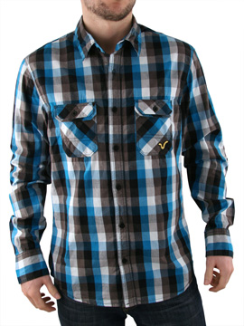 Blue Reina Check Shirt