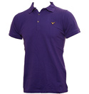 Purple Pique Polo Shirt