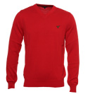 Red V-Neck Sweater