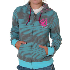 Volcom Ladies Circle Stone Reversible zip hoody