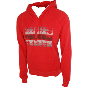 Ladies Volcom Echo Hoody. Red