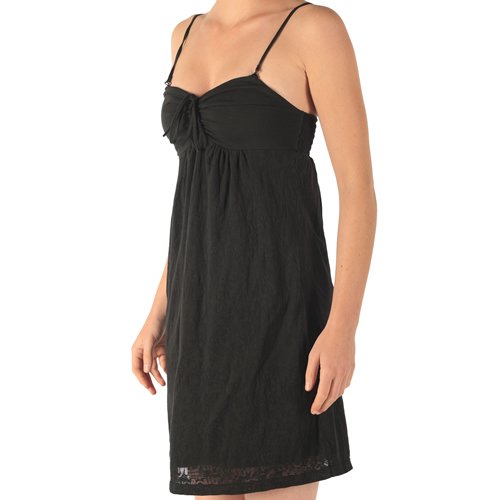 Ladies Volcom Letter Mess Dress Black