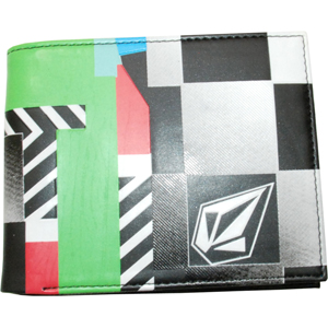 Mens Volcom Henry IV 2F Wallet. Green