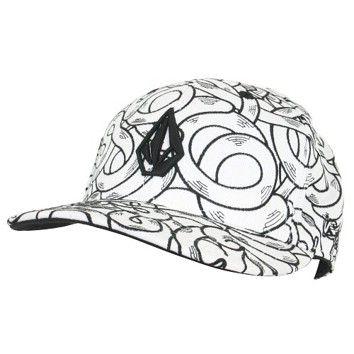 Mens Volcom FA Damien Horan Fitted Cap Wht