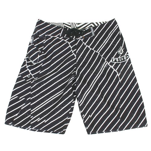 Mens Volcom Hamachi Print Mod Boardshort Bks