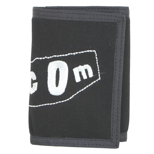 Mens Volcom Pistol 3fold Wallet Blk