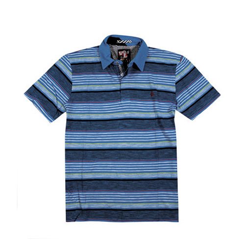 Mens volcom Wester Polo Cyan