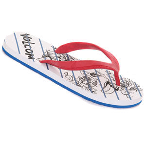 Sea Monster Sandal/Red/Blue