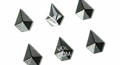 Volcom Stone Studs Stomp Pads - Brushed Nickle