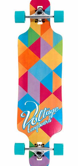 Voltage Aqua Drop Through Longboard - 39 inch