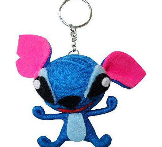 Voodoo Dolls Lilo and Stitch Handmade String Voodoo Doll Keyring Keychain Hand Bag Charm Toy