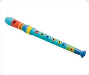 Wooden Recorder - Multi Coloured