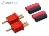 W. S. Deans Company Deans Micro Plug Polarized Connector Pair With Heatshrink