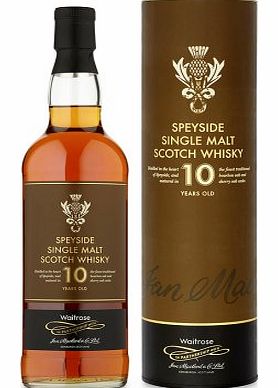 Waitrose 10-year-old Speyside Single Malt Whisky