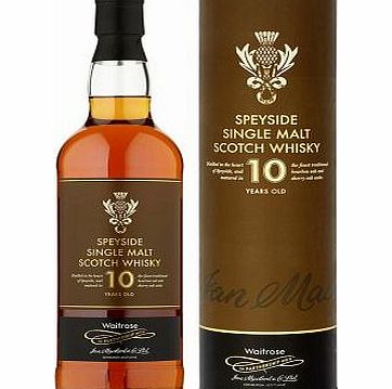 Waitrose Cellar Waitrose 10-year-old Speyside Single Malt Whisky