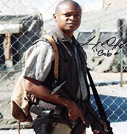 Walking Dead Autographs LAWRENCE GILLIARD JR. as Bob Stookey - The Walking Dead GENUINE AUTOGRAPH